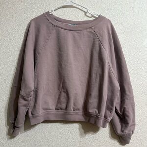 Women's Mauve Crew Neck Sweater